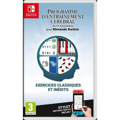 image Jeu Programme d'entrainement cérébral du Dr Kawashima pour Nintendo Switch - Stylet inclus