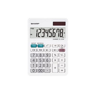 image Sharp Calculatrice de bureau LCD Blanc