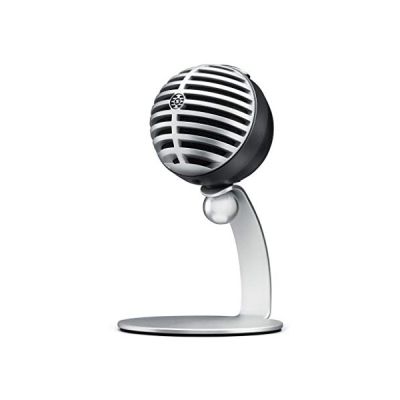 image Shure Mv5 Microphone du Condenseur Numérique avec Cardioïde - Plug-And-Play avec Ios, Mac, Pc, Contrôle à L'Écran avec Application Audio Shureplus Motiv