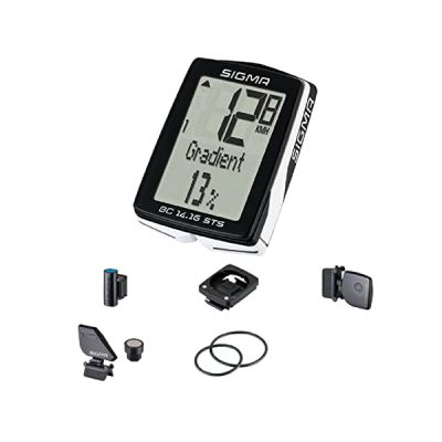image SIGMA 01418 Compteur de vélo sans Fil Mixte Adulte, Noir, Taille Unique
