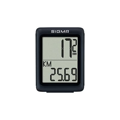 image SIGMA Sport BC 5.0 WR Ordinateur Filaire De Vélo avec Nombreuses Fonctions, pour Débutants, Utilisation Aisée avec Grandes Touches Et Affichage Bien Lisible, Noir