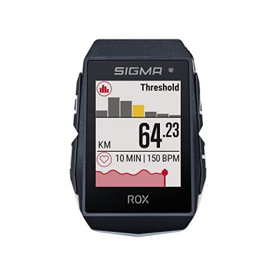 image SIGMA SPORT ROX 11.1 EVO White Ordinateur De Vélo Sans Fil, Avec GPS Et Navigation, Avec Support GPS, Navigation De Plein Air Par GPS Avec Fonctionnalités Intelligentes, Blanc