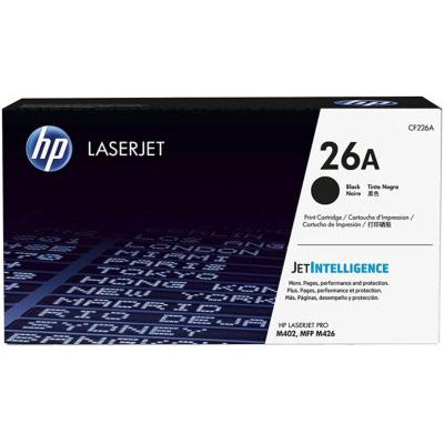 HP 26A Toner LaserJet Noir Authentique (CF226A) pour HP LaserJet Pro M402/ MFP M426