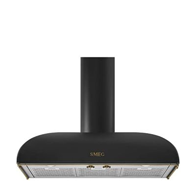 Smeg KS89AOE Hotte hotte décorative largeur : 90 cm profondeur : 48 cm extraction et recirculation (avec kit de recirculation…