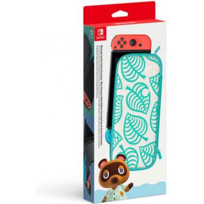 image Pochette de transport Edition Animal Crossing : New Horizons et protection d'écran Nintendo Switch
