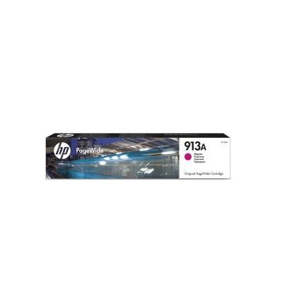 image HP 913A F6T78AE cartouche Authentique, imprimantes HP PageWide 352/377 et PageWide Pro 377/452/477/552/577, Magenta