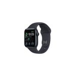 image produit Apple Watch SE (2ᵉ génération) (GPS, 40mm) Montre connectée - Boîtier en Aluminium Minuit, Bracelet Sport Minuit - Regular. Suivi de la Forme Physique et du Sommeil, détection des Accidents