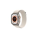 image produit Apple Watch Ultra (GPS + Cellular, 49mm) Montre connectée - Boîtier en Titane avec Boucle Alpine lumière stellaire - Small. Suivi de l’activité Physique,autonomie Extra-Longue durée