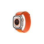 image produit Apple Watch Ultra (GPS + Cellular, 49mm) Montre connectée - Boîtier en Titane avec Boucle Alpine Orange - Small. Suivi de l’activité Physique, GPS Haute précision,autonomie Extra-Longue durée