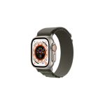 image produit Apple Watch Ultra (GPS + Cellular, 49mm) Montre connectée - Boîtier en Titane avec Boucle Alpine Vert - Medium. Suivi de l’activité Physique, GPS Haute précision,autonomie Extra-Longue durée