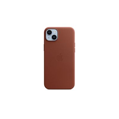 image Apple Coque en Cuir avec MagSafe pour iPhone 14 Plus - Terre de Sienne