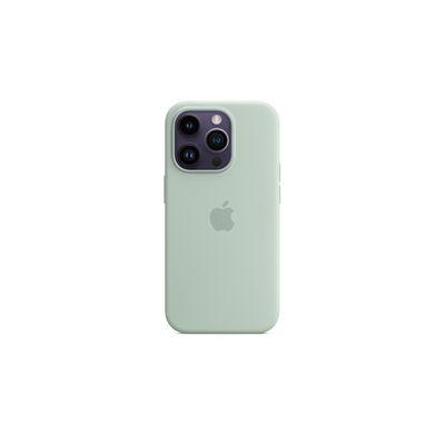 image Apple Coque en Silicone avec MagSafe pour iPhone 14 Pro - Bleu Cactus