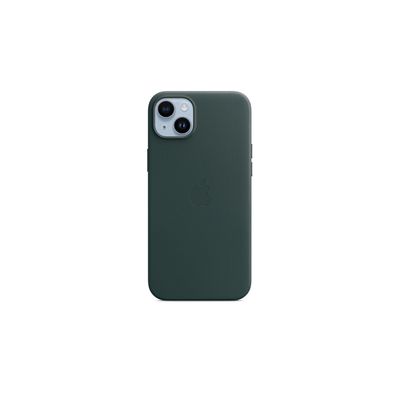 image Apple Coque en Cuir avec MagSafe pour iPhone 14 Plus - Vert forêt