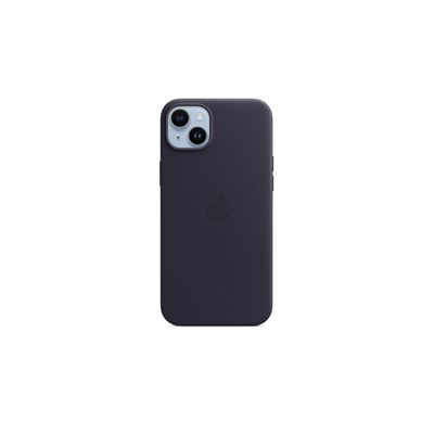 image Apple Coque en Cuir avec MagSafe pour iPhone 14 Plus - Encre Violette