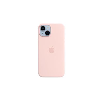 image Apple Coque en Silicone avec MagSafe pour iPhone 14 - Rose Craie