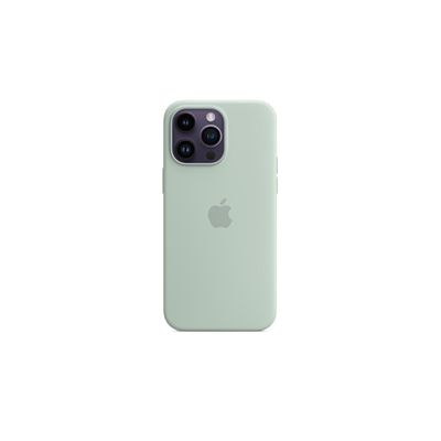 image Apple Coque en Silicone avec MagSafe pour iPhone 14 Pro Max - Bleu Cactus