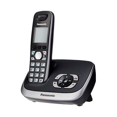 image Panasonic Téléphone sans fil KX-TG6521GB avec répondeur Noir (import Allemagne)