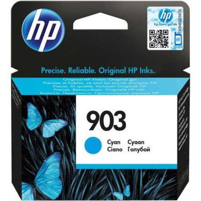 image HP 903 cartouche d'encre cyan authentique pour HP OfficeJet Pro 6950/6960/6970 (T6L87AE)