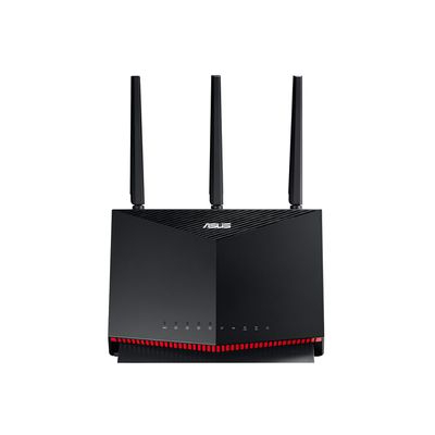 image ASUS RT-AX86S - Routeur AX5700 Wi-Fi 6, Double bande, Mode Gaming Mobile, AiProtection Pro gratuit à vie, AiMesh, 2.5G, Adaptive QoS, redirection de port, MU-MIMO et OFDMA