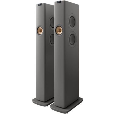 image Enceintes sans fil hi-fi KEF LS60 Wireless Gris titane