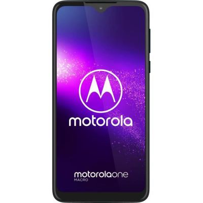 image Motorola One Macro - Smartphone 64GB, 4GB RAM, Dual Sim, Space Blue