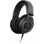image produit Philips Casque Audio Filaire/Écouteur Filaire idéal pour Ordinateur Portable, Tablette et Smartphone/Confort Exceptionnel, Design Haut de Gamme, Câble de 3 m Audio SHP9600/00 Black/Gold