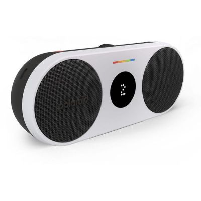 image Polaroid P2 Lecteur de Musique Bluetooth sans Fil Rechargeable avec Double appariement stéréo Noir