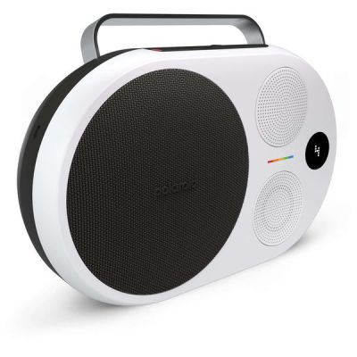 image Polaroid Lecteur de Musique P4 (Noir) – Haut-Parleur Bluetooth sans Fil Rechargeable avec Double appariement stéréo