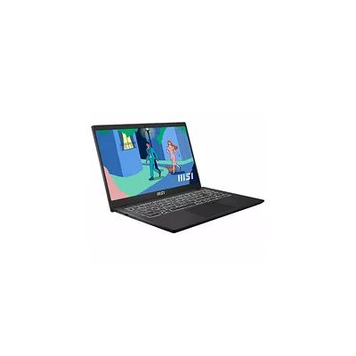 image MSI Modern 15 B12M-002FR : Intel Core i5 1235U - 8GB LPDDR4 - SSD 5812GB - 15.6 Full HD - Windows 11 Famille - Clavier Azerty retroeclairé