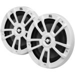 image produit JBL Stage Marine Haut Parleur étanches 8" (200mm) - 375 Watts Deux Voies Haut-parleurs Marins pour Bateau - Enciente encastrables d'extérieur résistants aux UV et à l'eau salée - Couleur : Blanc - livrable en France