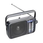 image produit Panasonic Radio Portable AM/FM 2400DEB-K avec Fonctionnement AC ou DC Noir