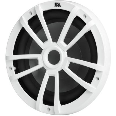 image JBL Stage Marine Caisson de Basse étanches 10" (250mm) - 600 Watts Subwoofer Marins pour Bateau - Enciente encastrables d'extérieur résistants aux UV et à l'eau salée - Couleur : Blanc