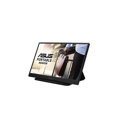 image ASUS Zenscreen MB166C - Ecran PC portable 15,6" FHD - Télétravail ou gaming - Alimentation et affichage via USB Type-C - Dalle IPS - 1920x1080 - Filcker Free/Filtres de lumière bleu - Pour notebook