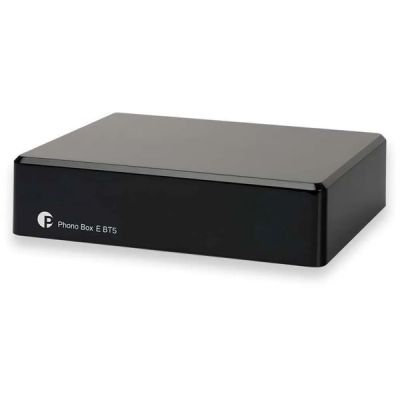 image Pro-Ject Phono Box E BT 5 Streaming BT5 sans Fil avec aptX HD pour Sources Phono et Ligne Noir
