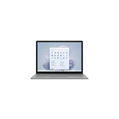 image Microsoft Surface Laptop 5 - Ordinateur Portable (Windows 11, écran tactile 15'', Processeur Intel EVO Core i7, 8 Go RAM, 256 Go SSD, Clavier Français AZERTY) - Platine, finition métal