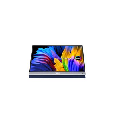 image ASUS Zenscreen OLED MQ16AH - Ecran PC Portable 15,6" FHD - Télétravail ou Gaming - Alimentation et Affichage Via USB-C/Micro HDMI - Dalle OLED - 1920x1080-1ms - Delta E< 2-1ms - pour Notebook