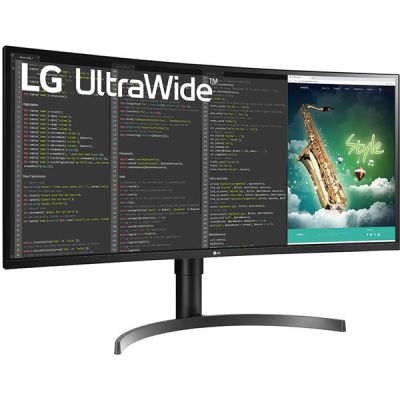 image LG UltraWide™ 35WN75CP-B Ecran PC ultra large 35" - dalle VA résolution UWQHD (3440x1440), 5ms GtG 100Hz, HDR 10, sRGB 99%, AMD FreeSync, inclinable, réglable en hauteur, USB-C (94W), haut-parleurs