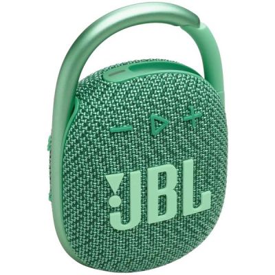 image JBL Clip 4, Enceinte Bluetooth portable, étanche à l'eau et à la poussière, Mousqueton intégré, Autonomie 10h, Verte
