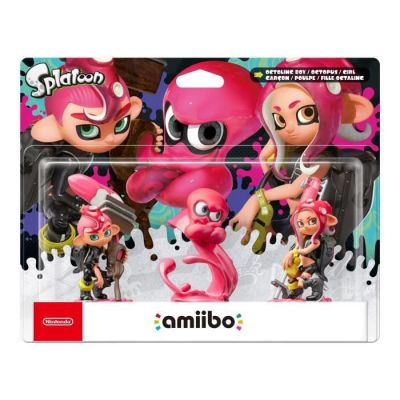 image Pack de 3 amiibos : Fille Octaling + Garçon Octaling + Poulpe Octaling Collection Splatoon