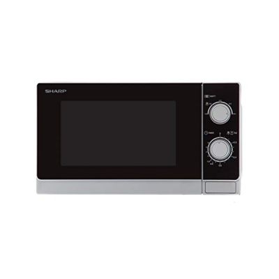 image Sharp Home Appliances R-200INW micro-onde Comptoir Micro-ondes uniquement 20 L 800 W Argent