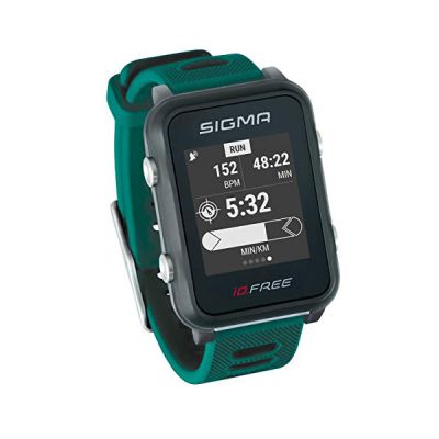 image Sigma Sport iD.Free Montre Multisports GPS Unisex-Adult, Green,
