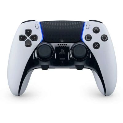 image Sony, Manette DualSense Edge Officielle pour PS5 et PC, Sans Fil, Commandes Ultra-Personnalisables + Profils Interchangeables + Confort Amélioré, Boîte de Transport Incluse, Couleur : Blanche et Noire