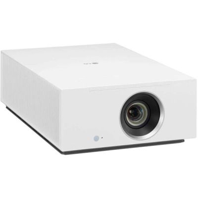 image LG Electronics CineBeam Vidéoprojecteur Laser HU710PW Home Cinema 2000 Lumen, 4K UHD 2160p, Projection Entre 40"~300", Smart webOS 6.0, Bluetooth Audio, Haut-parleurs intégrés, pour Apple & Android