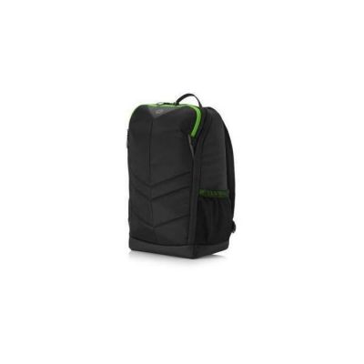image HP Pavilion 400 Sac à Dos Gaming pour Ordinateur Portable jusqu'à 15,6" (Résistant à l'Eau, 31 x 16 x 45,5 cm) - Noir/Vert