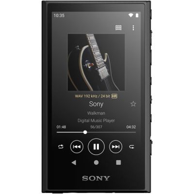 image Sony Lecteur MP3 à écran tactile Walkman NW-A306 - 32 Go, autonomie jusqu'à 36 h, qualité sonore améliorée, compatible Wi-Fi pour le téléchargement direct de musique et la diffusion de musique, noir