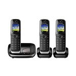 image produit Panasonic KX-TGJ323GB Trio avec répondeur (version allemande) Noir [Version Allemande]