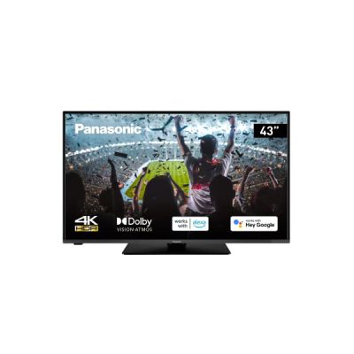 image Panasonic TV LCD | TX-43LX600E, 4K Colour Engine, Dolby Vision, Smart TV, Google Assistant intégré, Alexa intégré, Dolby Atmos, 4K HDR, Noir, Version FR/EU
