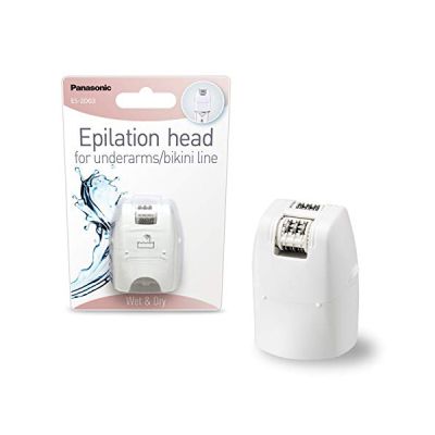 image Panasonic - ES-2D03-W503 - Tête pour zones sensibles (aisselles et maillot) compatible avec les épilateurs des séries EL et EY - Blanc