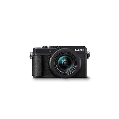 Panasonic LUMIX DC-LX100II Appareil photo numérique haut de gamme (21,77 MP, 24-75 mm Leica DC Vario Summilux Lens, F1.7-2.8, 4K, noir)- Version étrangère