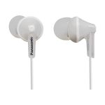 image produit Panasonic Ecouteurs intra-auriculaires RP-HJE125E-W I Aimant neodyme Micro Design ergo fit blanc - Version Française